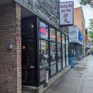 Outside Kung Fu Hot Pot, Minneapolis