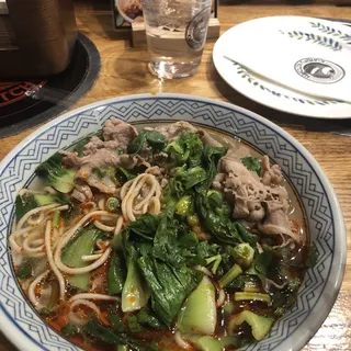 Spicy Beef Handcut Noodle w. Soup