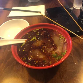 5. Thick Vermicelli Noodle in Chicken Broth