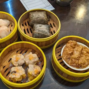 Dim sum options