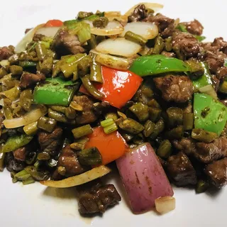 C19. Sour Bean with Diced Beef Cube