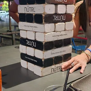 Giant jenga!