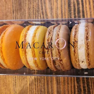 Macarons!! Pumpkin, creme brulee, coconut, expresso, &amp; tiramasu.