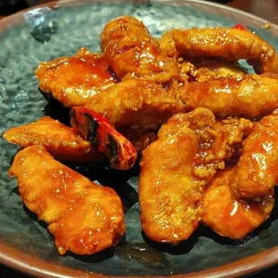 Vegan orange chicken