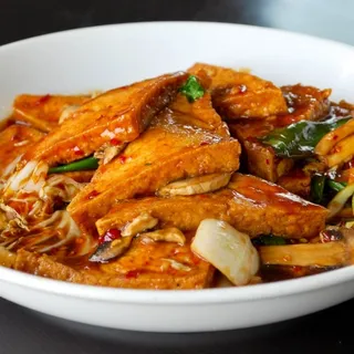 Spicy Tofu Family Style