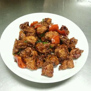 Vegan Firecracker Chicken