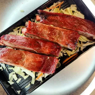 ribs, food, bbq ribs