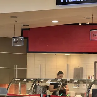 a man in a restaurant