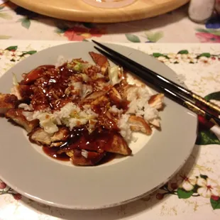 The Teriyaki Chicken was very, very good.