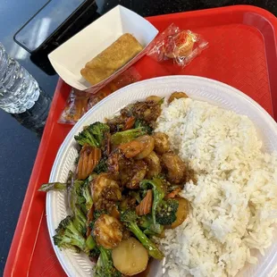 F-8. Shrimp and Broccoli