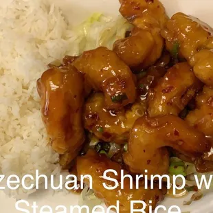 Szechuan shrimp