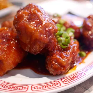 Honey Dry Fried Sauce wings