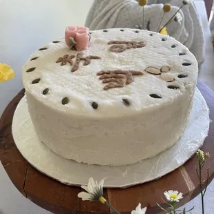 a cake on a table