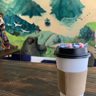 White rabbit latte! Seasonal option