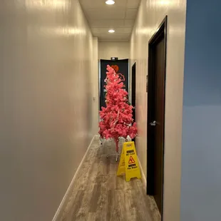 I thought the pink tree was very charming!