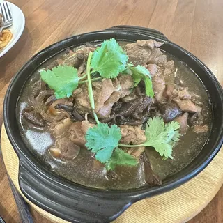 Chicken Stew with Honey Mushroom