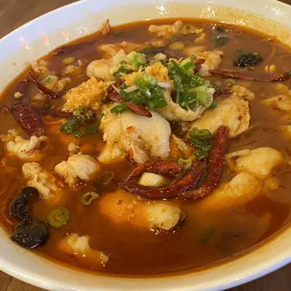 Poached Fish in Chili Oil