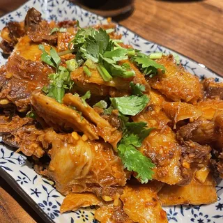 Beef and Tripe in Chili Oil