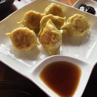 Pan-Fried Chicken Dumplings