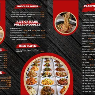 Kung Fu Noodle Menu. 070722-1