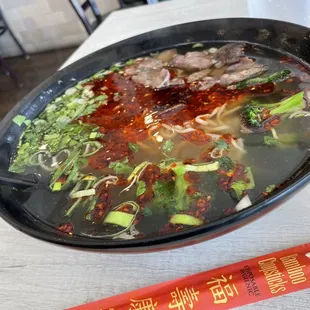 Spicy Beef Noodle Soup