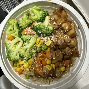 Disgusting Teriyaki Chicken Bowl
