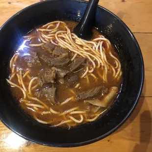 Spicy beef brisket noodle
