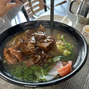 Pigs Pork Feet Noodle Soup