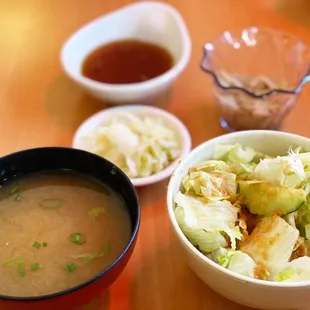 Miso &amp; Salad