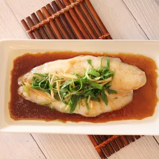 Steamed Fish Fillet with Ginger Onion