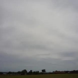 Looking towards the open field