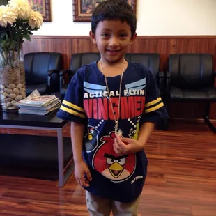 Big smile from my baby...