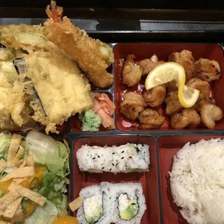 Teppan Shrimp Bento Lunch