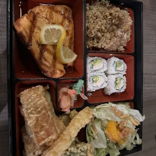 Salmon Bento Box Dinner