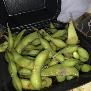 Edamame with Soy Chili Sauce