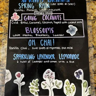 Great seasonal drinks