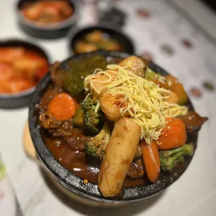 Spicy Kalbijimm with no cheese