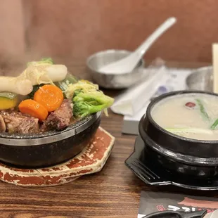 Galbi Jim and Do Ga Ni Tang