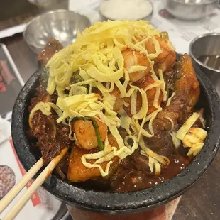 Spicy Galbi Pot