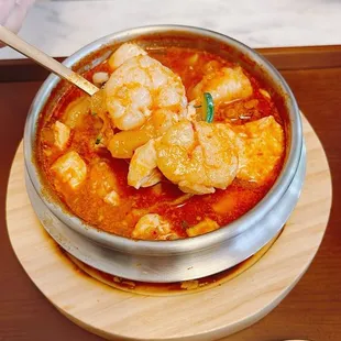 Seafood Tofu Soup