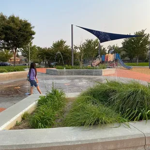 Slap the green button a couple times to turn on the water.