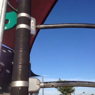 Play structure missing screws