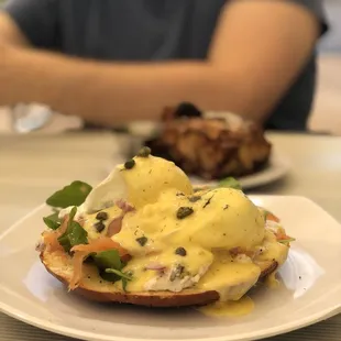 Bagel Lox Benedict