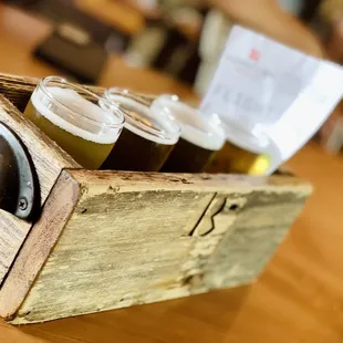 Left to right: Duck Lips Pale Ale, St. Chapelle, Gorlami, and King William