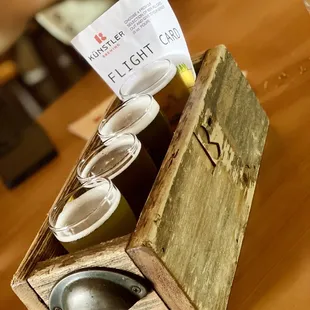 Left to right: Duck Lips Pale Ale, St. Chapelle, Gorlami, and King William