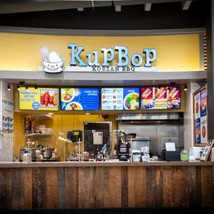 the front of the restaurant