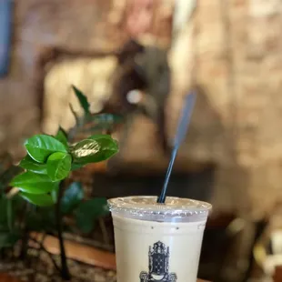 Kuppa with almond milk