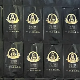 Coffee bag wall