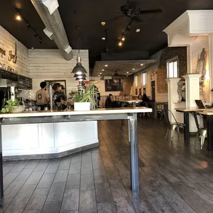 Beautiful view from coffee bar.