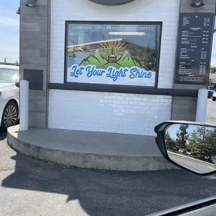 outside